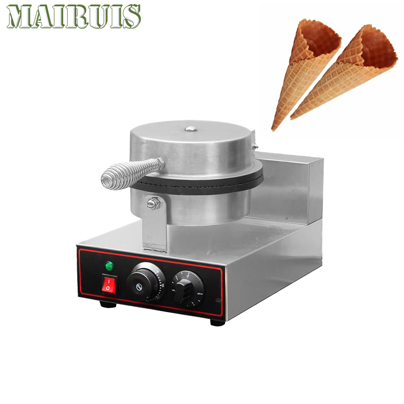 Waffle Cone Maker - Commercial Ice Cream Cone Maker Non-Stick
