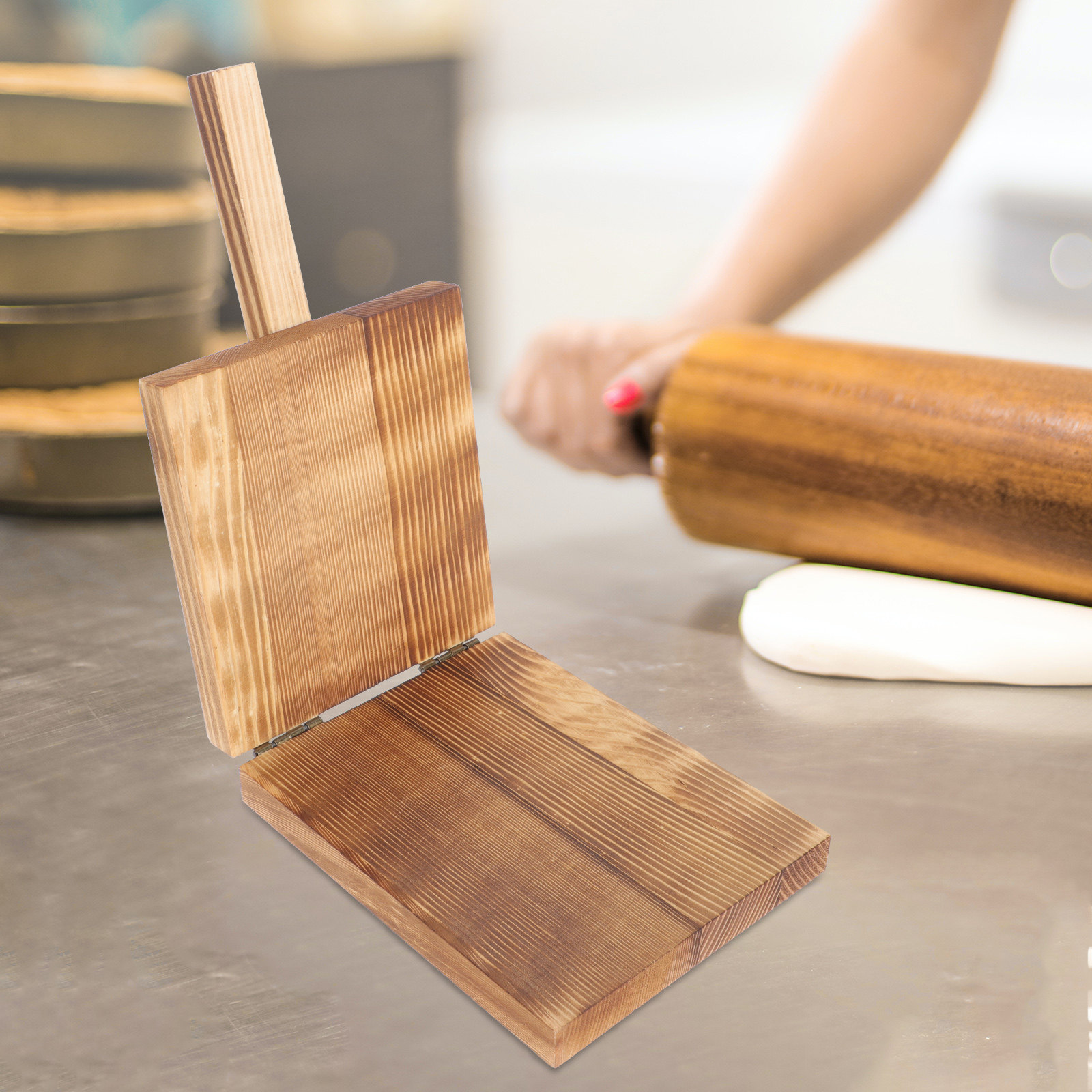 Wooden Dumpling Press Set Doug - Dumpling Press Set ulasan dan harga