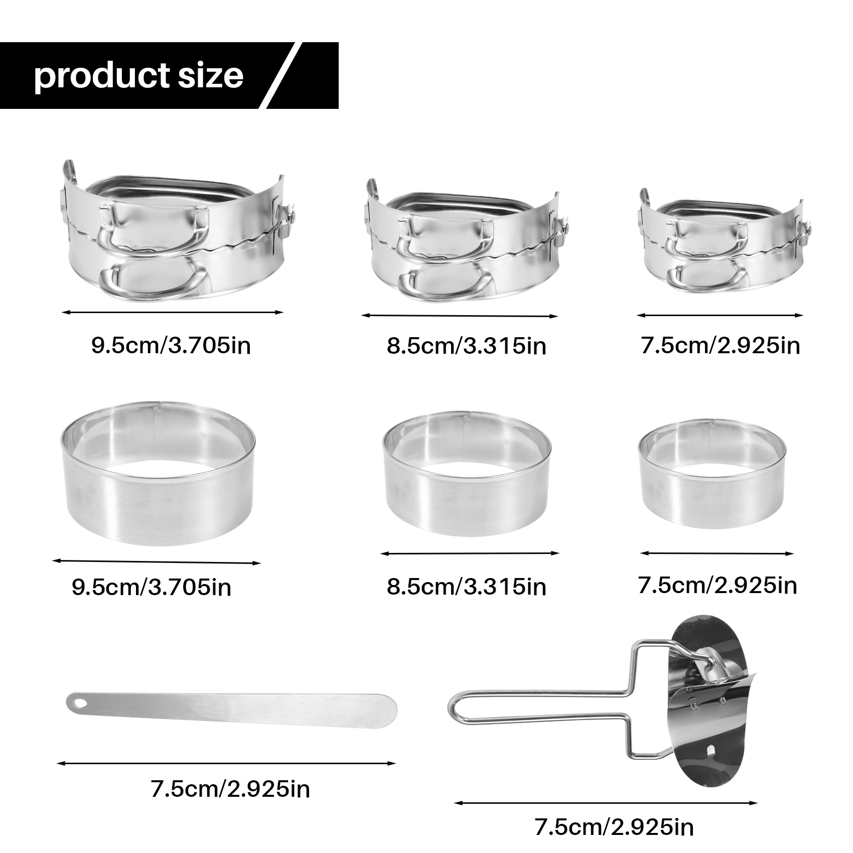 ABKW-Dumplings Maker 8 Pcs, Pr - Dumpling Press Set ulasan dan harga