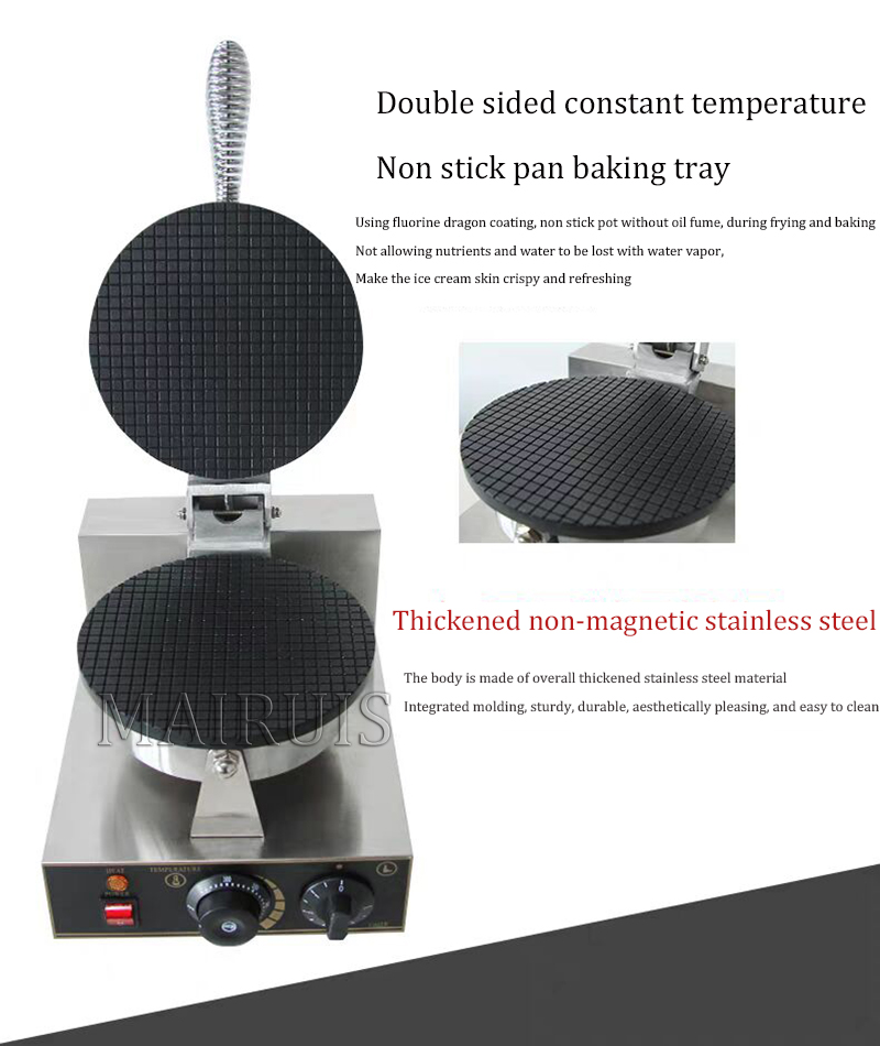 Commercial Ice Cream Cone Make - Waffle Cone Maker ulasan dan harga