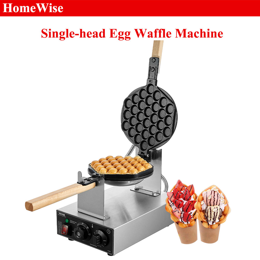 HomeWise Commercial Egg Bubble - Waffle Cone Maker ulasan dan harga