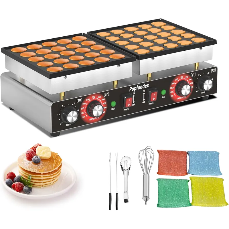 110V Mini Pancake Maker 50PCS  - Mini Pancake Griddle ulasan dan harga